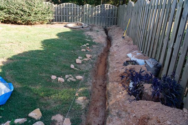 Trench Drain Installation in Simpsonville