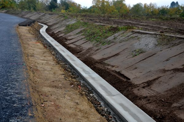 Slope Drainage Installation in Simpsonville