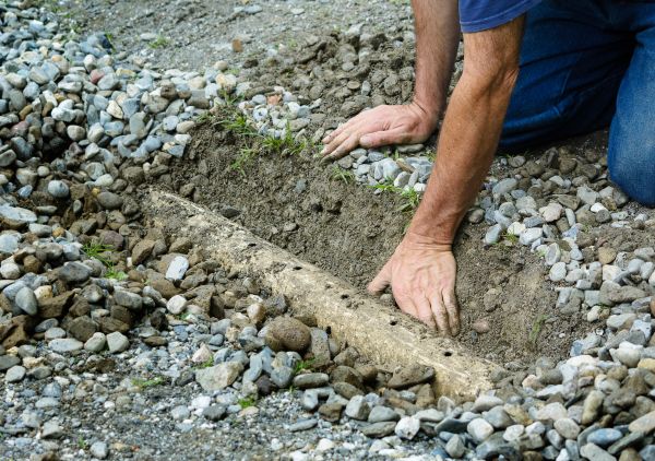 French Ditch Installation in Simpsonville