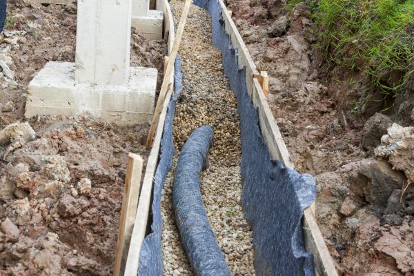 French Drain Installation in Simpsonville