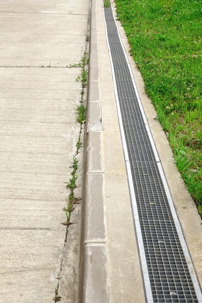Concrete Drain Installation in Simpsonville