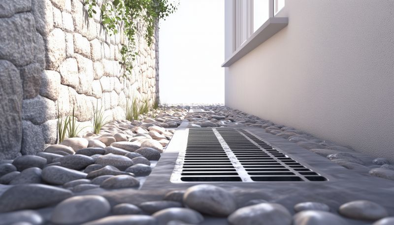 French Drain in Use